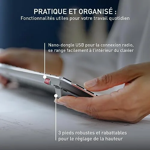 Cherry KW X ULP Clavier mécanique ultra-plat QWERTZ Noir - vue 8