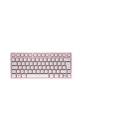 Cherry KW 7100 Mini BT Clavier Bluetooth AZERTY Rose