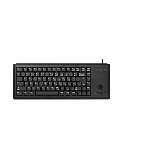 Cherry G84-4400 Clavier Compact Ultra-Plat avec Trackball Intégrée USB