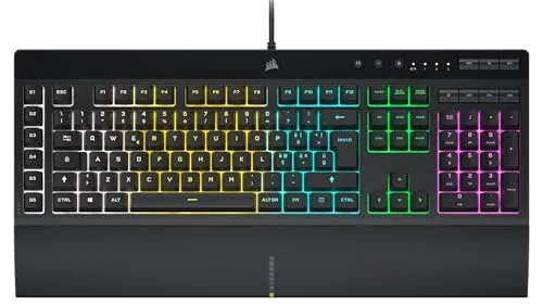 Corsair K55 RGB Pro Noir Filaire AZERTY Membrane