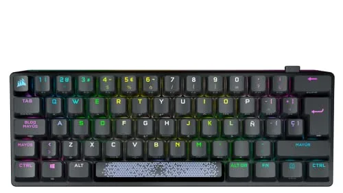 Corsair K70 RGB Pro Mini Wireless 60% Cherry MX Red RGB - vue 5
