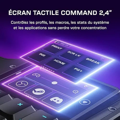 Turtle Beach Command Series KB5 Full-Size Mécanique Low-Profile RGB AZERTY - vue 6