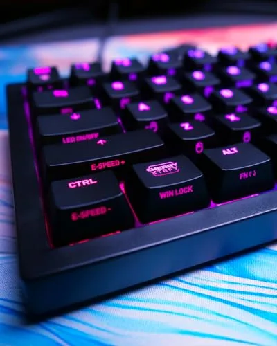 CHERRY XTRFY K5V2 Compact MX2A Red RGB Hot-swap AZERTY - vue 5