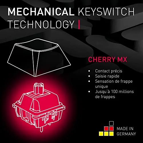 Cherry MX Board 3.0S RGB Blanc MX Red - vue 3