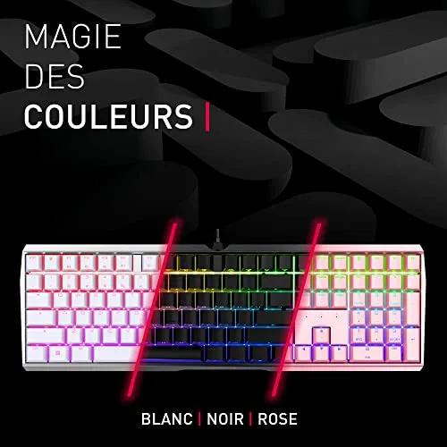Cherry MX Board 3.0S RGB Blanc MX Red - vue 6