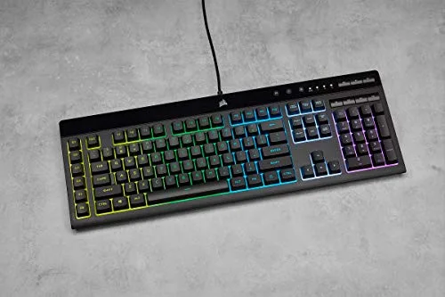 Corsair K55 RGB Pro Clavier Gaming Membrane RGB AZERTY - vue 2