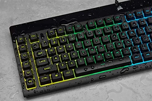 Corsair K55 RGB Pro Clavier Gaming Membrane RGB AZERTY - vue 3