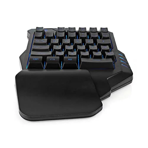 Nedis GKBDS110BK Clavier gaming à une main RGB Membrane