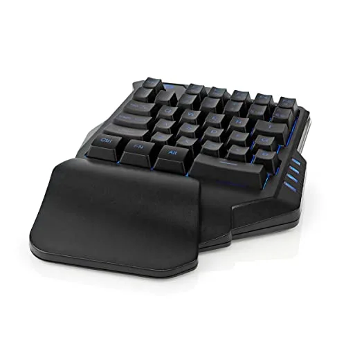 Nedis GKBDS110BK Clavier gaming à une main RGB Membrane - vue 4