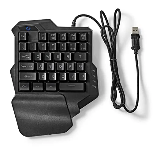 Nedis GKBDS110BK Clavier gaming à une main RGB Membrane - vue 9
