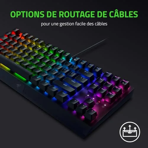 Razer BlackWidow V3 TKL Green Mechanical - vue 6