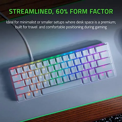 Razer Huntsman Mini Mercury 60% Optical Red - vue 3