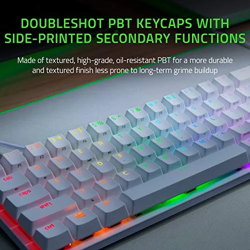 Razer Huntsman Mini Mercury 60% Optical Red - vue 4