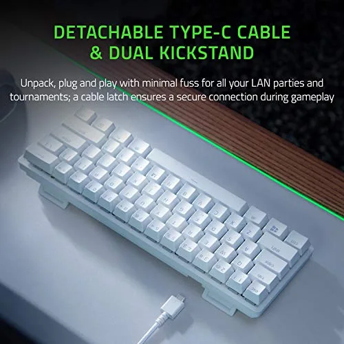 Razer Huntsman Mini Mercury 60% Optical Red - vue 5