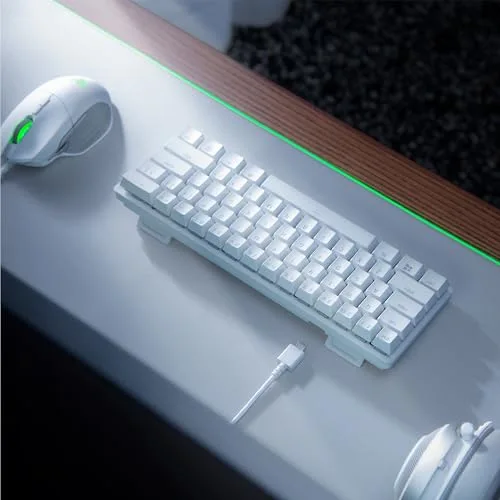 Razer Huntsman Mini Mercury 60% Optical Red - vue 8