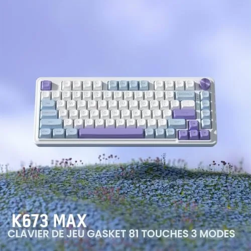 Redragon K673 MAX 75% RGB sans fil - vue 8