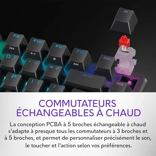 Alienware Pro Wireless Gaming Keyboard RGB Hot-swap - vue 5