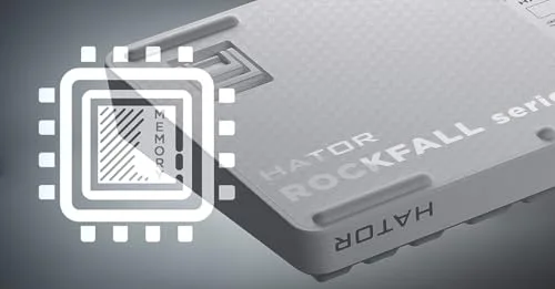 HATOR Rockfall 3 TKL Wireless RGB Hot-Swap - vue 8