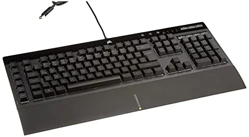 Corsair K55 RGB PRO Membrane RGB QWERTZ Allemand