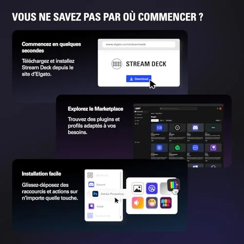 Elgato Stream Deck + Console de mixage 8 touches LCD 4 molettes - vue 7