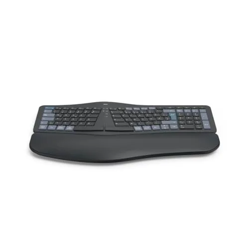 Hama WK-900 Ergo Clavier Ergonomique Sans Fil 3 Canaux