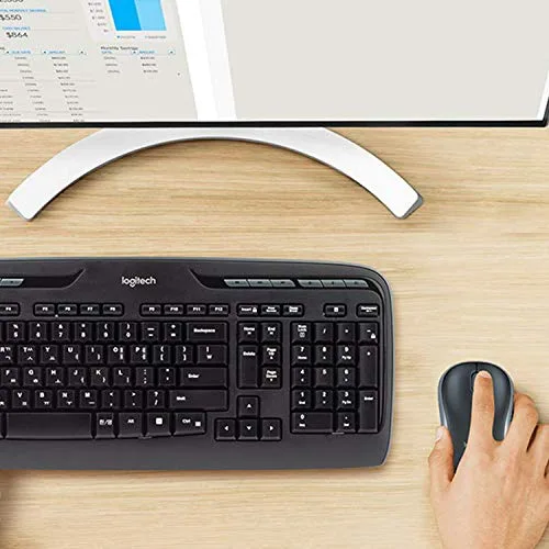 Logitech MK330 Combo Clavier et Souris Sans Fil AZERTY Membrane - vue 2