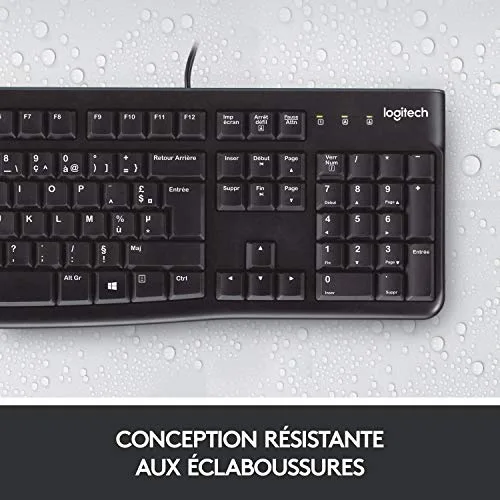Logitech K120 Business AZERTY Membrane Filaire - vue 4