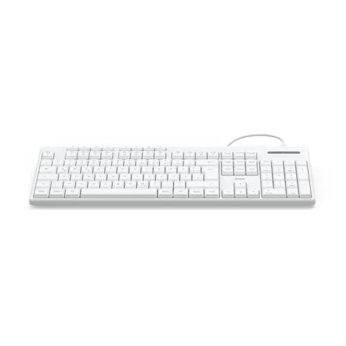 Hama CK-200 Clavier filaire QWERTZ Blanc