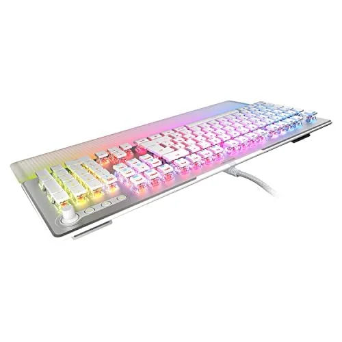 ROCCAT Vulcan II Max Clavier Optique Full-size AZERTY Blanc - vue 9