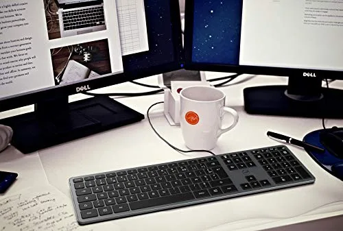 Mobility Lab Slim Space Grey AZERTY Filaire Métal - vue 2