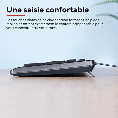 Trust Taro Clavier filaire AZERTY silencieux - vue 3