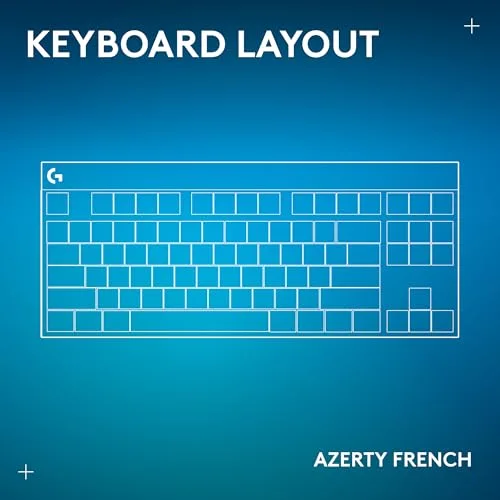 Logitech G316 X 98 Clavier Mécanique 98% AZERTY Blanc Hot-Swap RGB - vue 2