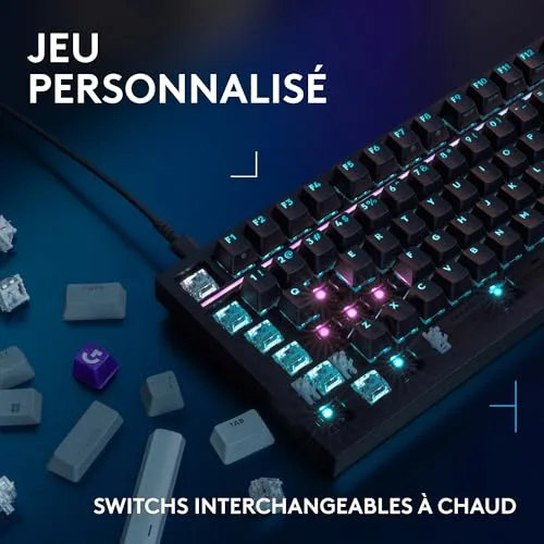 Logitech G316 X 98 Clavier Mécanique 98% Hot-Swap RGB LIGHTSYNC - vue 5