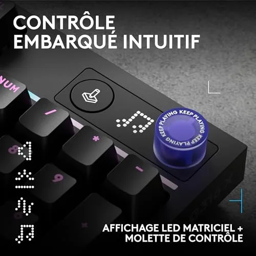 Logitech G316 X 98 Clavier Mécanique 98% Hot-Swap RGB LIGHTSYNC - vue 6