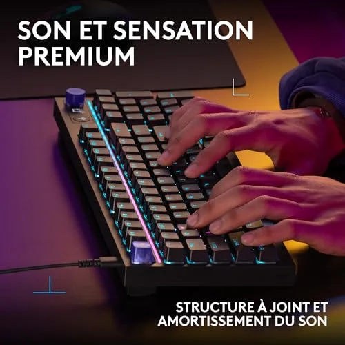 Logitech G316 X 98 Clavier Mécanique 98% Hot-Swap RGB LIGHTSYNC - vue 7