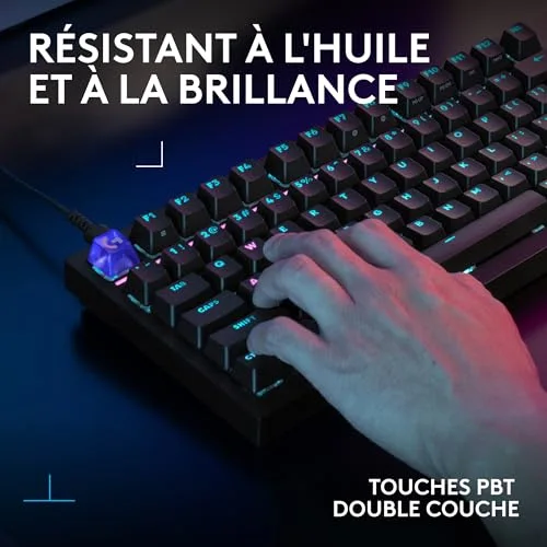 Logitech G316 X 98 Clavier Mécanique 98% Hot-Swap RGB LIGHTSYNC - vue 9