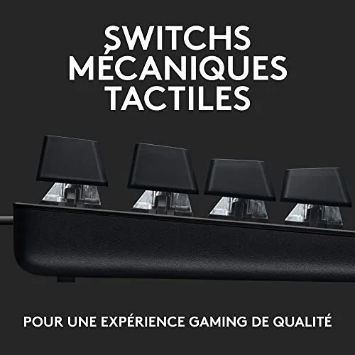 Logitech G G413 TKL SE Mécanique Tactile AZERTY Rétroéclairage Blanc - vue 2