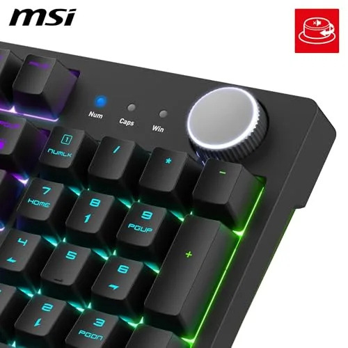 MSI FORGE GK320 Clavier Mécanique Red RGB AZERTY - vue 4