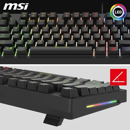 MSI FORGE GK320 Clavier Mécanique Red RGB AZERTY - vue 5