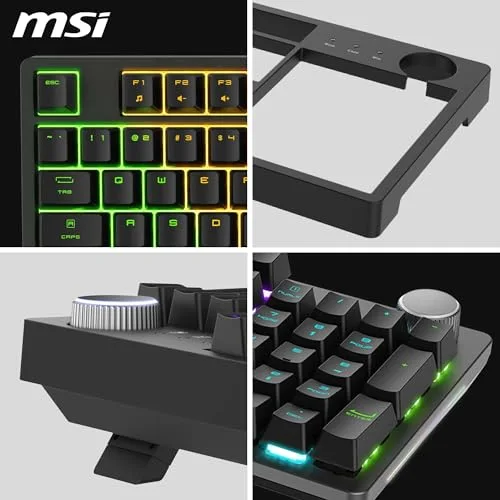 MSI FORGE GK320 Clavier Mécanique Red RGB AZERTY - vue 6