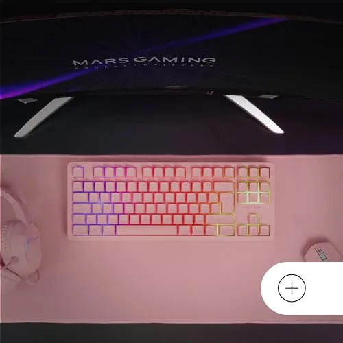 Mars Gaming MK023 Rose TKL RGB - vue 6