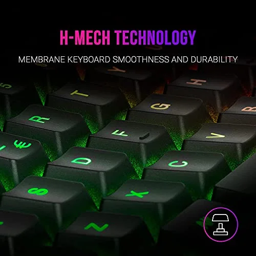 Mars Gaming MK220 H-Mech FRGB Rainbow AZERTY - vue 4