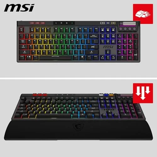 MSI STRIKE PRO Wireless Clavier Mécanique Sans Fil RGB Hot-Swap - vue 5