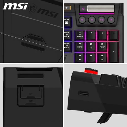 MSI STRIKE PRO Wireless Clavier Mécanique Sans Fil RGB Hot-Swap - vue 7