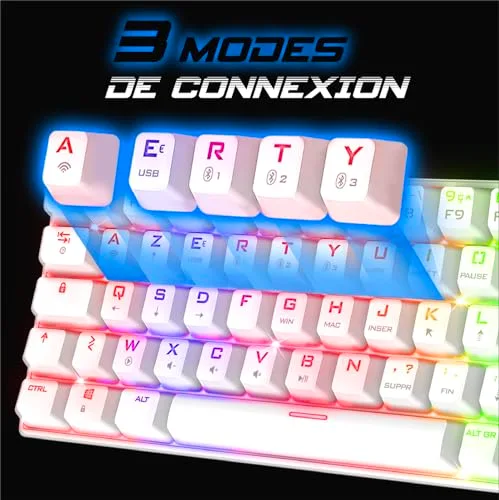 Spirit of Gamer XPERT K200 Mécanique Sans Fil 60% RGB AZERTY - vue 4
