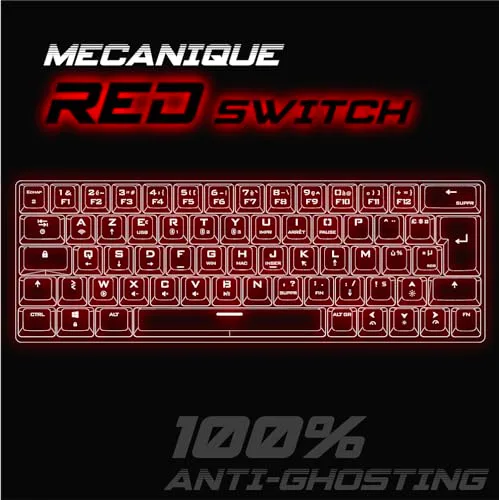 Spirit of Gamer XPERT K200 Mécanique Sans Fil 60% RGB AZERTY - vue 6