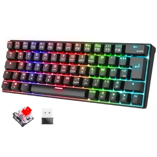 Spirit Of Gamer XPERT K200 Mécanique Sans Fil 60% RGB