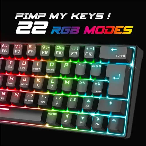 Spirit Of Gamer XPERT K200 Mécanique Sans Fil 60% RGB - vue 7