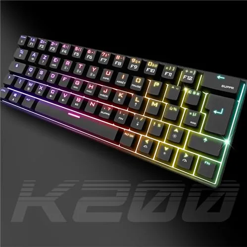 Spirit Of Gamer XPERT K200 Mécanique Sans Fil 60% RGB - vue 9