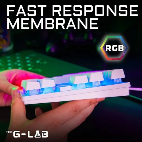 The G-Lab KEYZ CAESIUM TKL RGB AZERTY Membrane - vue 4